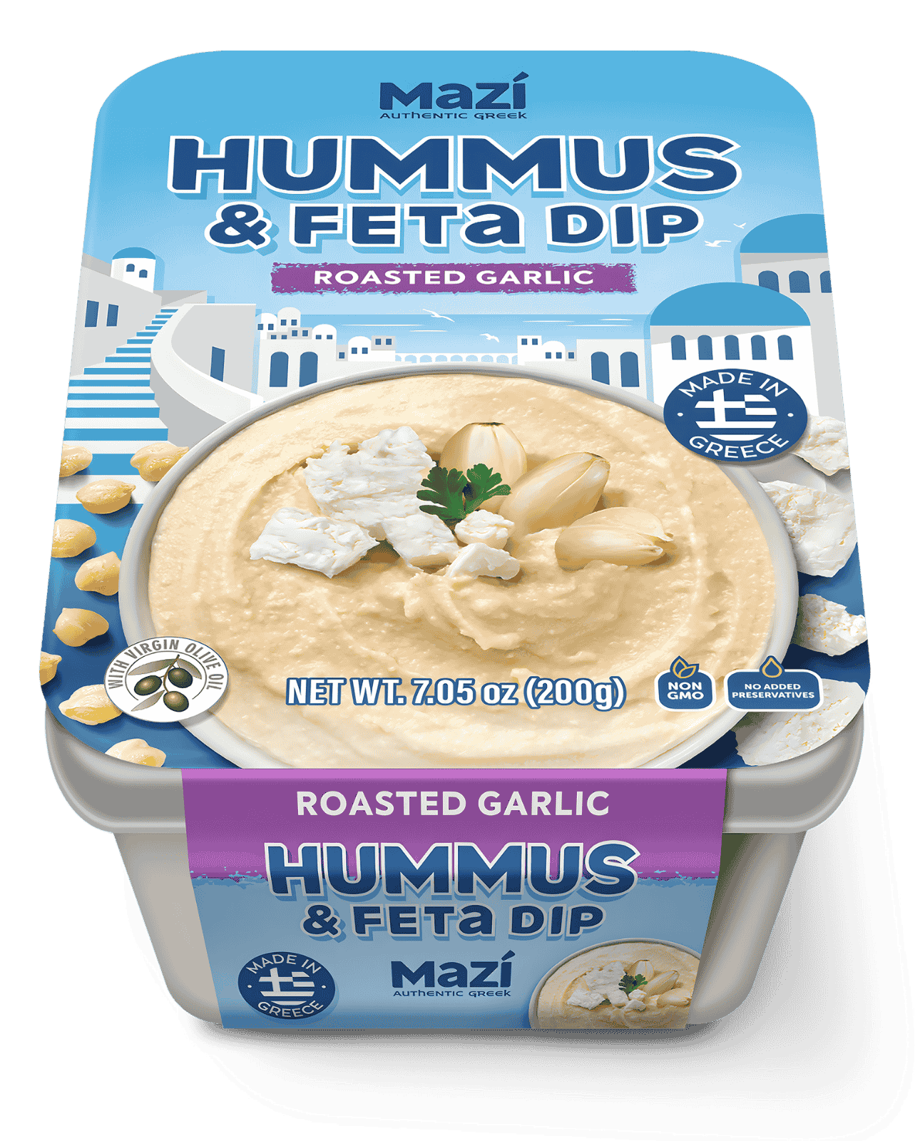 Mazi Hummus And Feta Dip