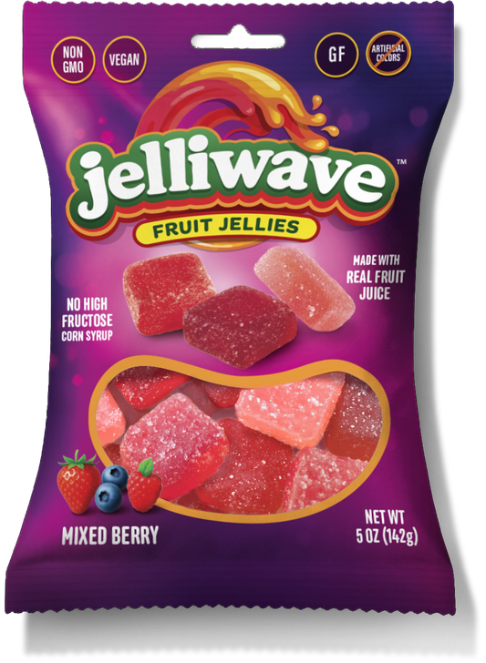 jelliwave Fruit Jellies, Mixed Berry