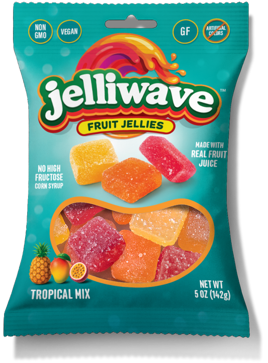 jelliwave Fruit Jellies, Tropical Mix