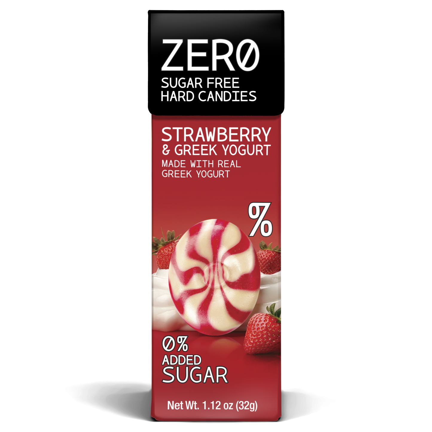 ZERO Sugar Free Hard Candy, Strawberry & Greek Yogurt