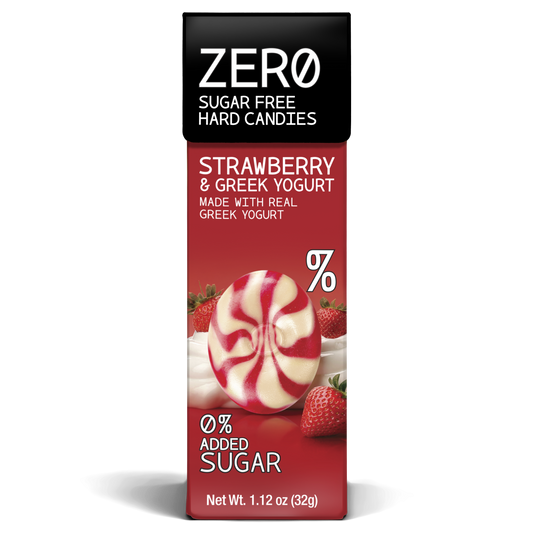 ZERO Sugar Free Hard Candy, Strawberry & Greek Yogurt