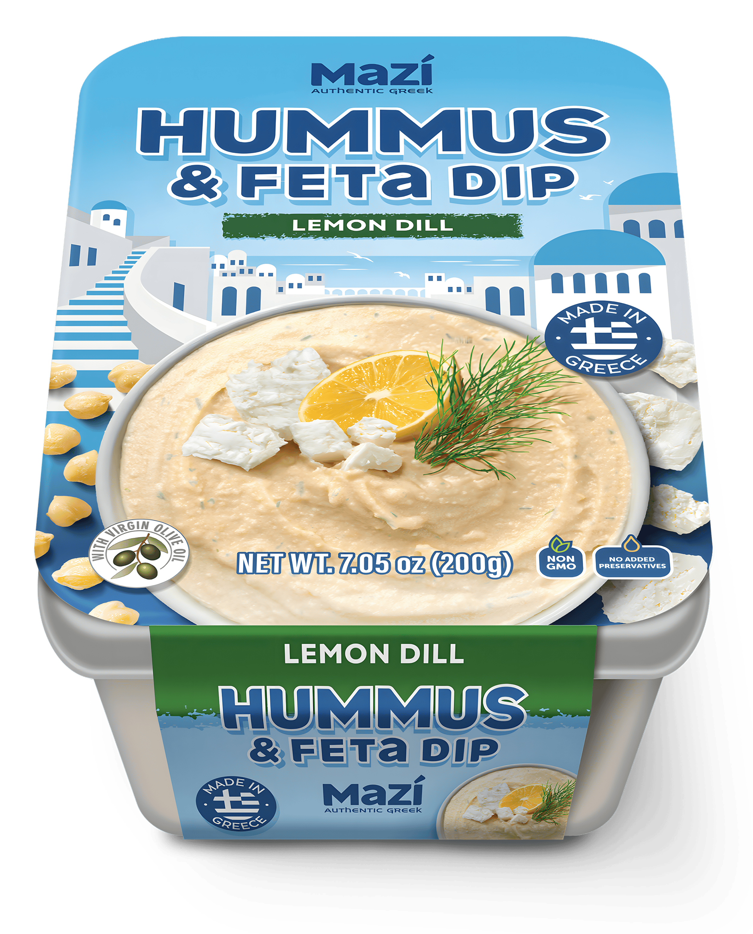 Mazi Hummus And Feta Dip